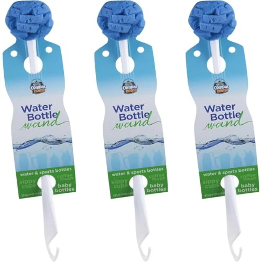 Water Bottle Wand 12 inch Long Handle Sponge Petals Brush/Clean Thermos, Coffee Mugs, Sport Bottles, 3 Count
Water Bottle Wand 12 inch Long Handle Sponge Petals Brush/Clean Thermos, Coffee Mugs, Sport Bottles, 3 Count
