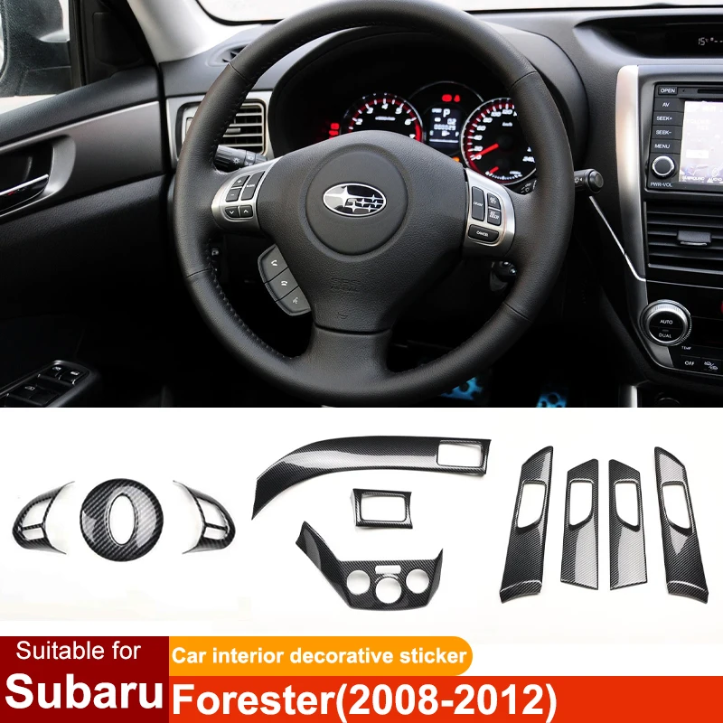 Для Subaru Forester 2008-2012 автомобильный руль, панель переключения передач, крышка приборной панели, декоративная наклейка, модификация, аксессуары
Для Subaru Forester 2008-2012 автомобильный руль, панель переключения передач, крышка приборной панели, декоративная наклейка, модификация, аксессуары