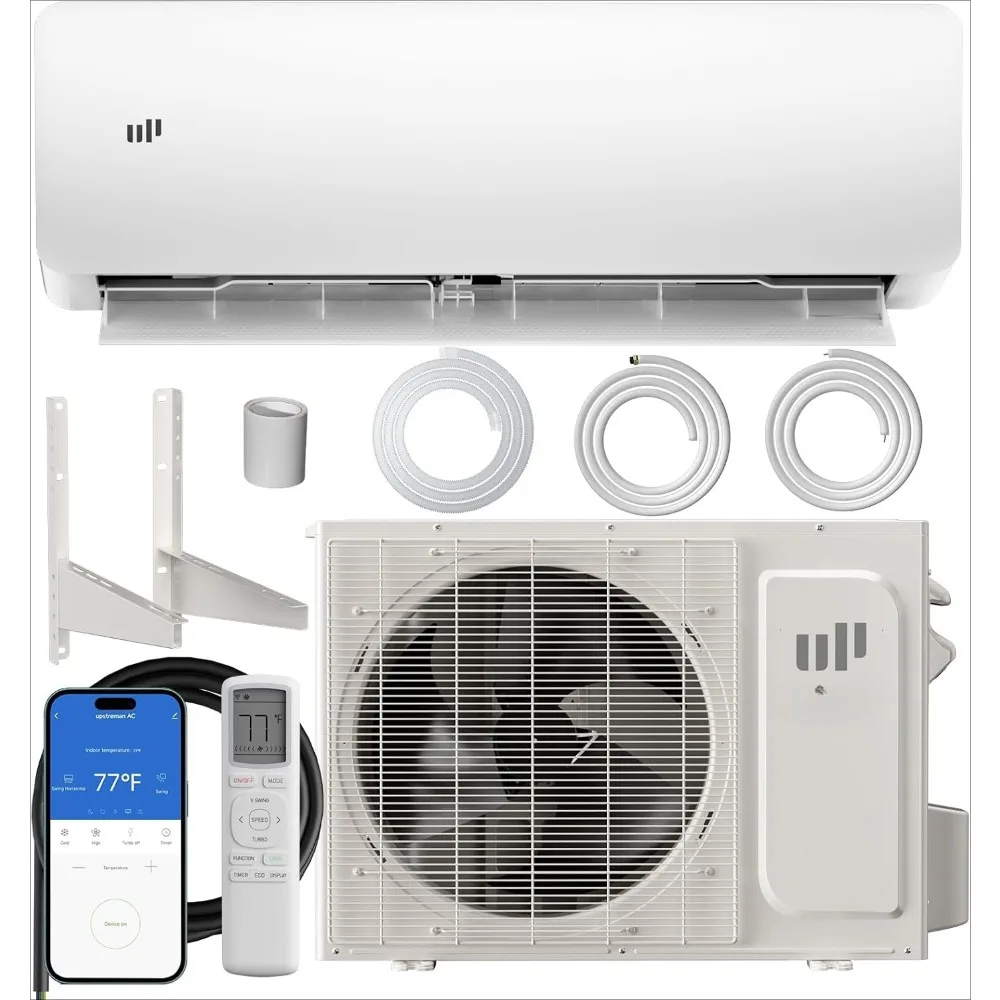 12000 BTU Mini Split Air Conditioner Energy Efficient Inverter AC 115/230V Split AC Unit 20 SEER2 Energy Saving HeatCustomized
12000 BTU Mini Split Air Conditioner Energy Efficient Inverter AC 115/230V Split AC Unit 20 SEER2 Energy Saving HeatCustomized