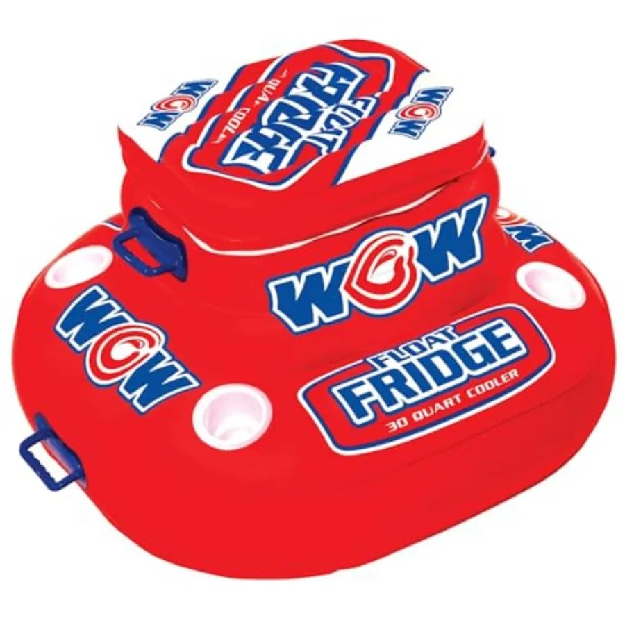 Inflatable Float Fridge Cooler - 30 qt - 4 Cup Holders - Zippered Lid - for Pools, Lakes and Oceans
Inflatable Float Fridge Cooler - 30 qt - 4 Cup Holders - Zippered Lid - for Pools, Lakes and Oceans