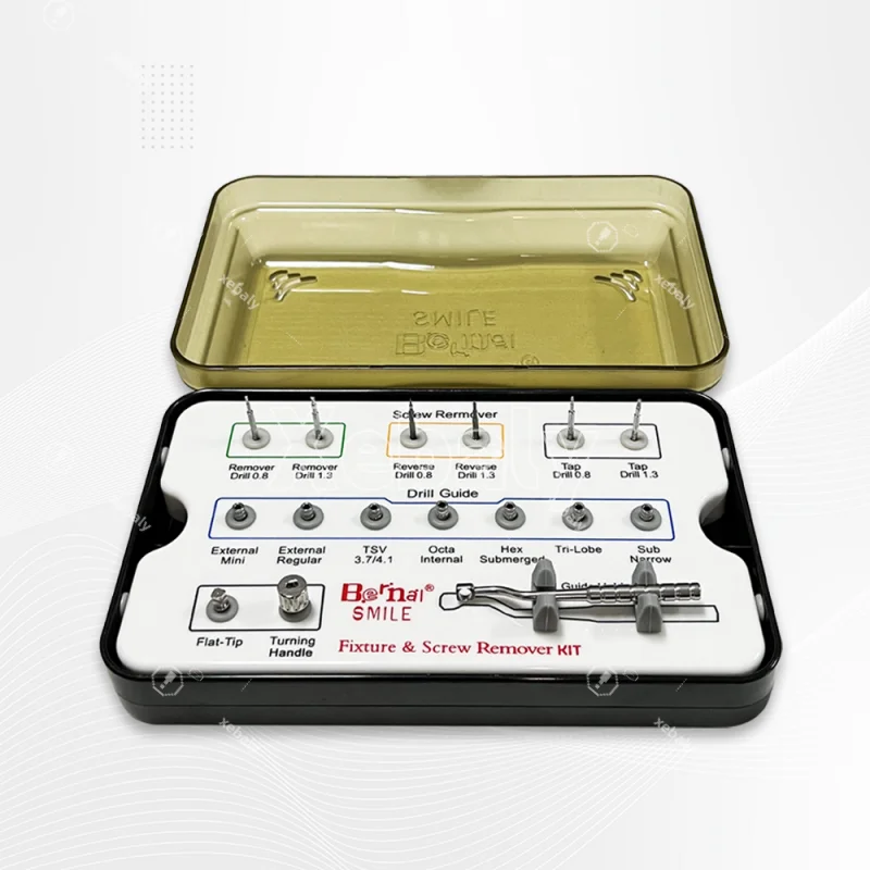 Dental Fixture Removal Fracture Screws Kit Remove Tool for Implant Dentist Tool
Dental Fixture Removal Fracture Screws Kit Remove Tool for Implant Dentist Tool
