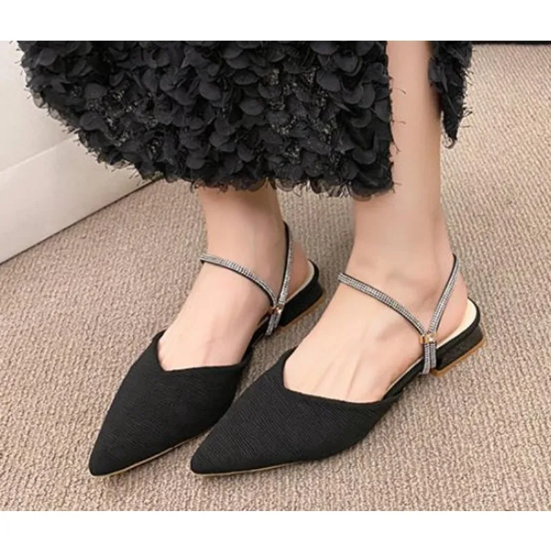 New Designer SKorean High Heel Sandals Women Summer Outdoor Wear Pointed Toe Double Wear Mules Cover Head Wind Slingback
New Designer SKorean High Heel Sandals Women Summer Outdoor Wear Pointed Toe Double Wear Mules Cover Head Wind Slingback