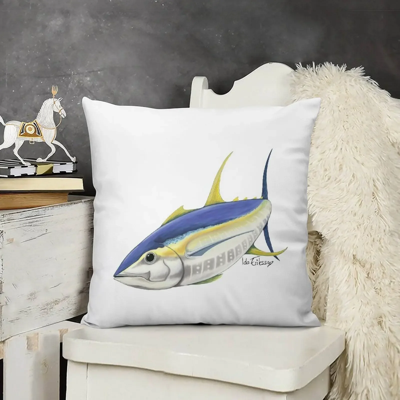Yellowfin tuna Throw Pillow Sitting Cushion Decorative Pillow Covers For Sofa pillow
Yellowfin tuna Throw Pillow Sitting Cushion Decorative Pillow Covers For Sofa pillow