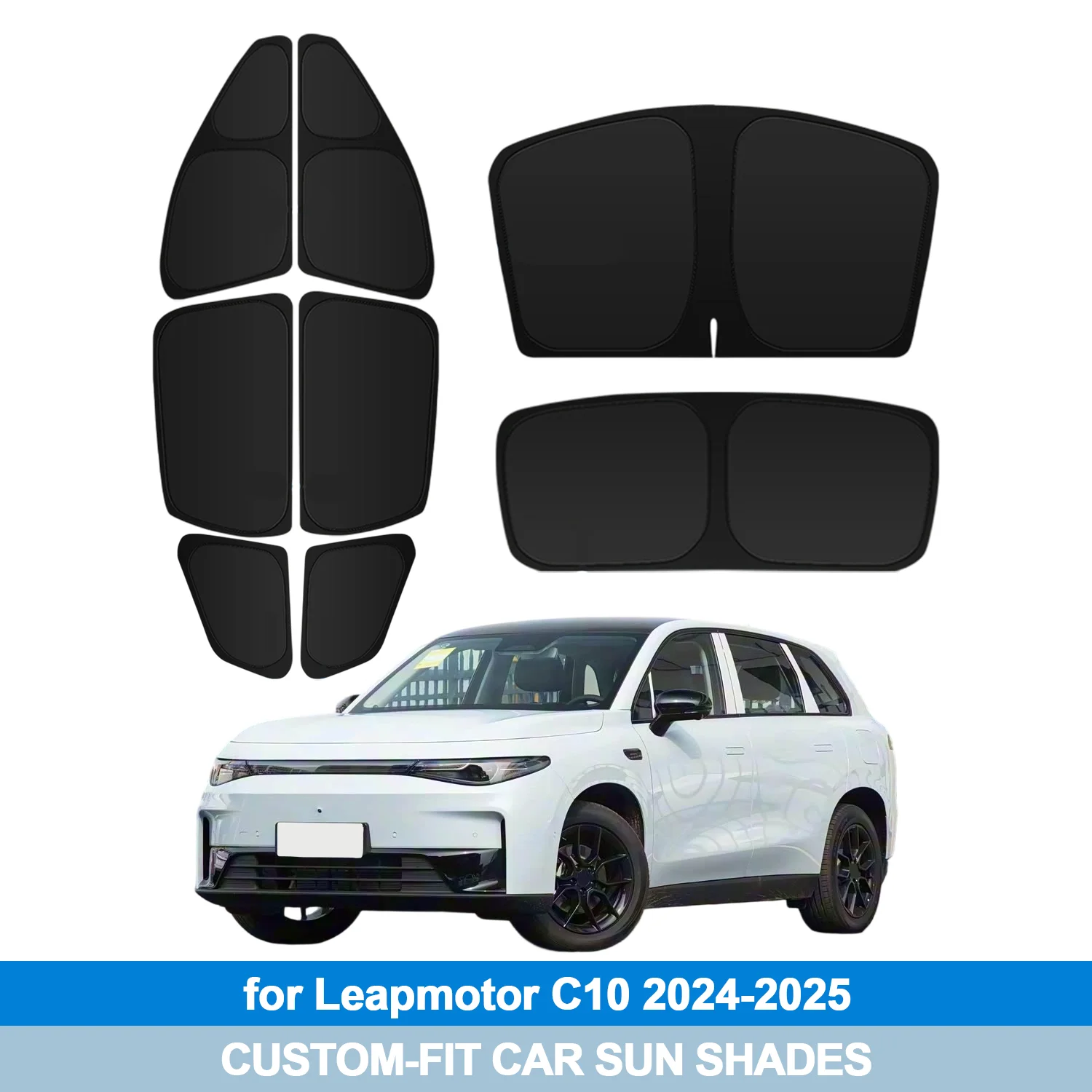For Leapmotor C10 2024-2025 Windshield Sun Shade Side Window Shades Cover Sun Visor Shield Privacy Protection Car Accessories
For Leapmotor C10 2024-2025 Windshield Sun Shade Side Window Shades Cover Sun Visor Shield Privacy Protection Car Accessories