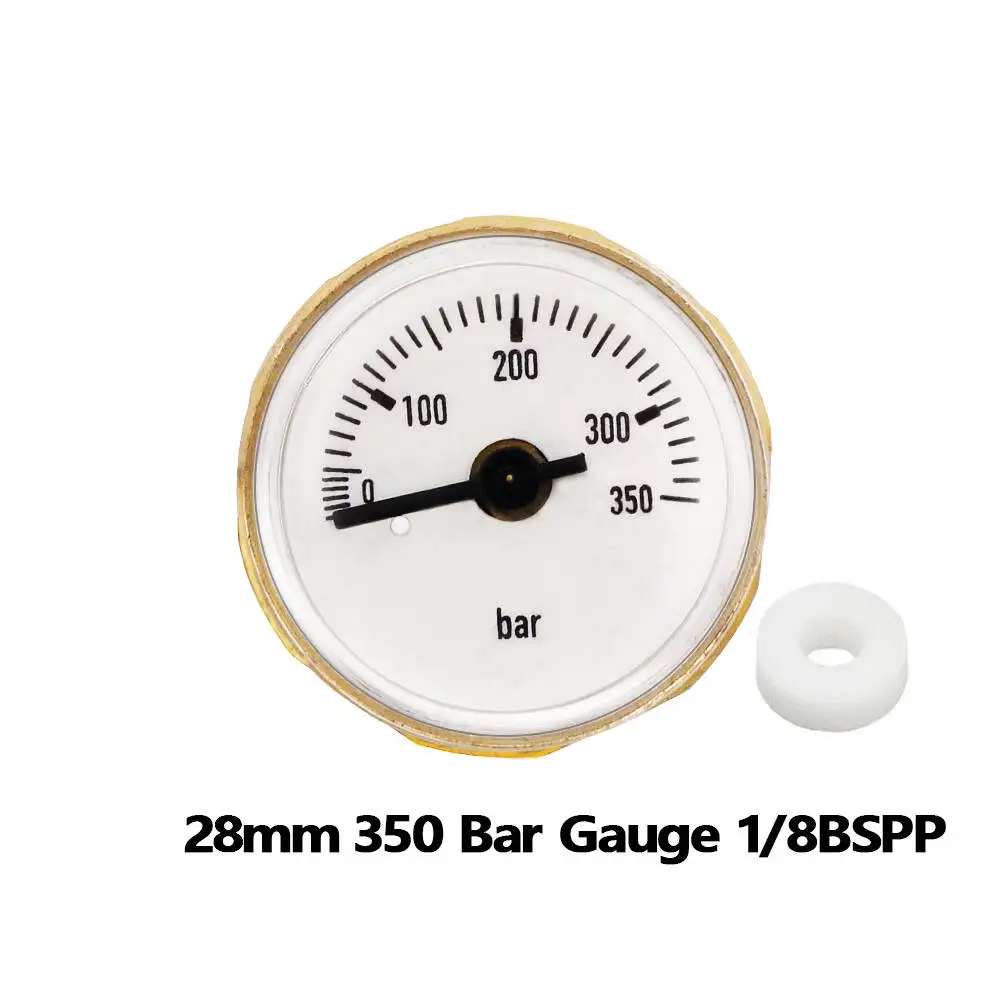 28mm 350Bar 1/8 BSPP Air Mini Pressure Gauge for Co2 Cylinder Regulator
28mm 350Bar 1/8 BSPP Air Mini Pressure Gauge for Co2 Cylinder Regulator