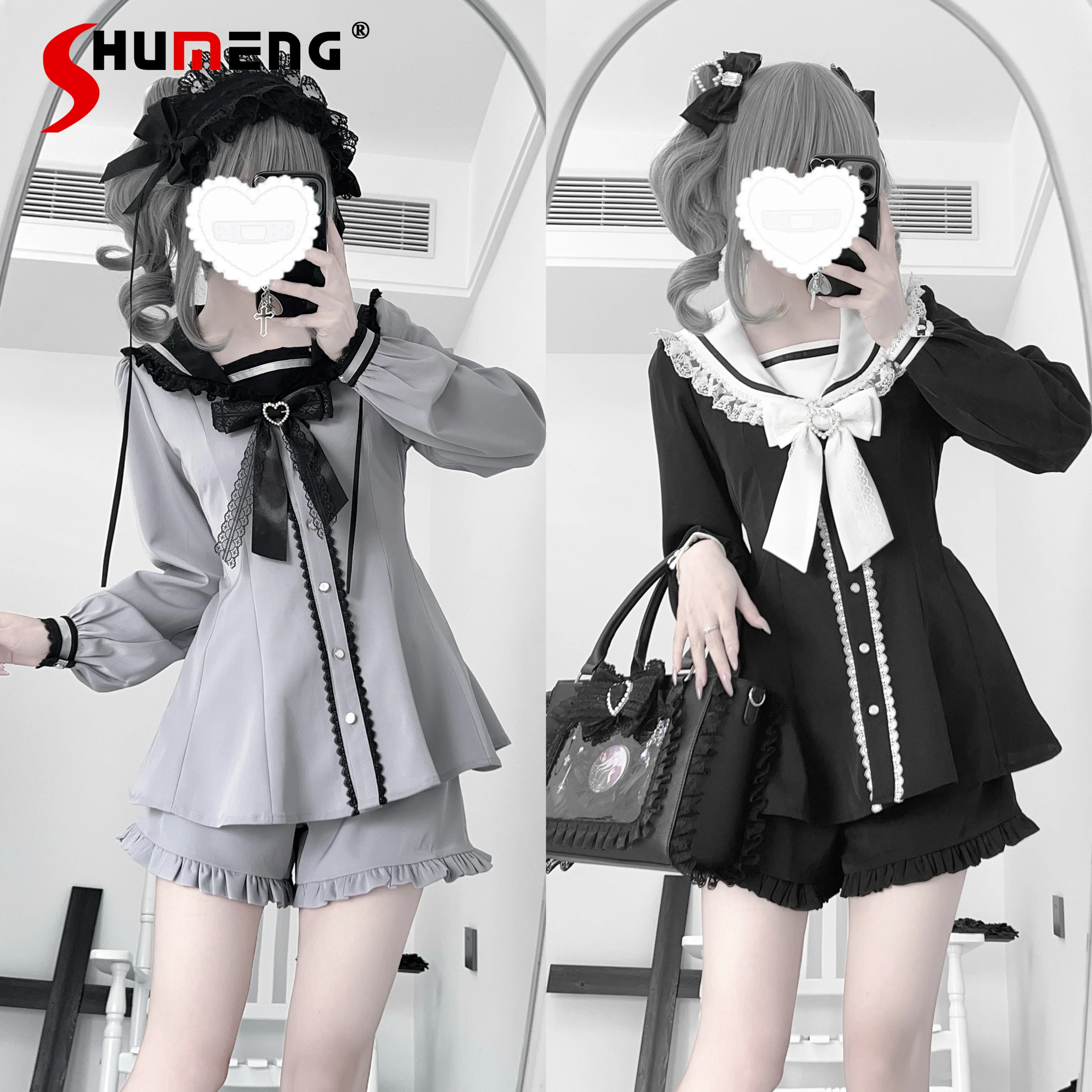 2025 Original Mine Mass-produced Short-sleeved Dress Set Summer Girl Women's Slim-Fit Cute Bow Subculture Top+Shorts 2-piece Set
2025 Original Mine Mass-produced Short-sleeved Dress Set Summer Girl Women's Slim-Fit Cute Bow Subculture Top+Shorts 2-piece Set