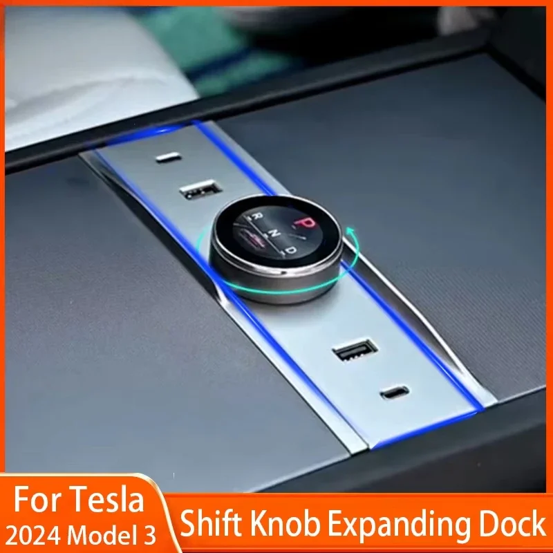 For Tesla Model 3 Highland 2024 Docking Station Central Control with Gear Shift Knob Multi-Port USB Hub for Tesla Model 3
For Tesla Model 3 Highland 2024 Docking Station Central Control with Gear Shift Knob Multi-Port USB Hub for Tesla Model 3