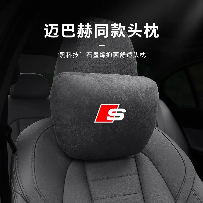 For Audi S S3 S4 S5 S6 S7 S8 SQ5 SQ7 RS3 RS4 RS5 RS6 RS7 Suede Car Headrest Neck Support Seat Lumbar Cushion Soft Neck Pillow
For Audi S S3 S4 S5 S6 S7 S8 SQ5 SQ7 RS3 RS4 RS5 RS6 RS7 Suede Car Headrest Neck Support Seat Lumbar Cushion Soft Neck Pillow