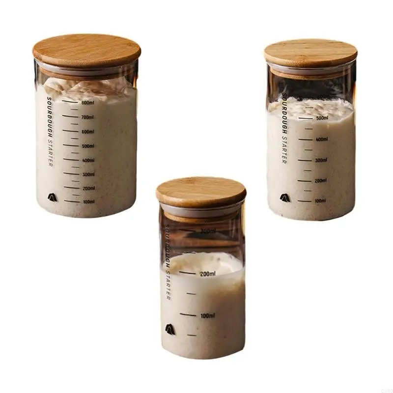 Q5WD Sourdough Proofing Jar Kitchen Baking Accessory Wide Mouth Clear Glass Container
Q5WD Sourdough Proofing Jar Kitchen Baking Accessory Wide Mouth Clear Glass Container