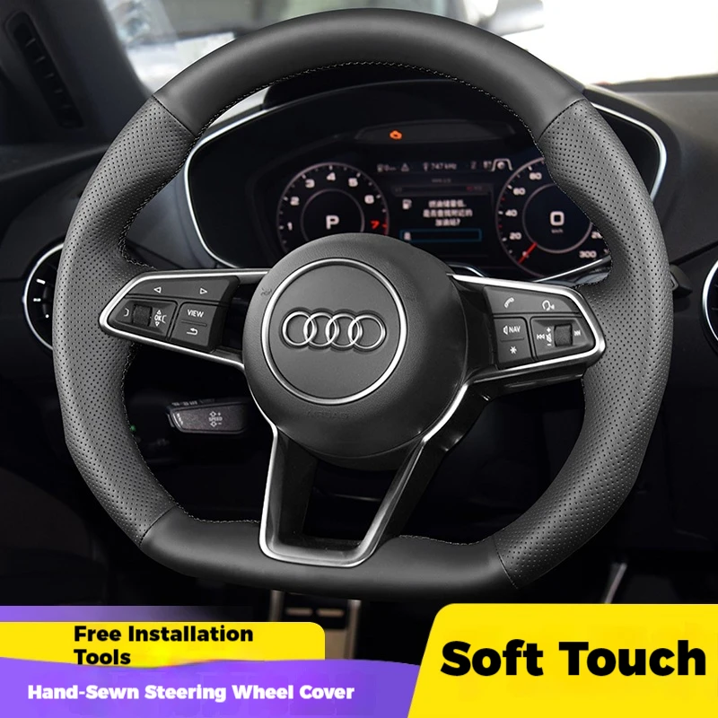 Hand-stitched steering wheel covers suitable for Audi TT (2015-2019) and R8 (2016-2022 models)
Hand-stitched steering wheel covers suitable for Audi TT (2015-2019) and R8 (2016-2022 models)