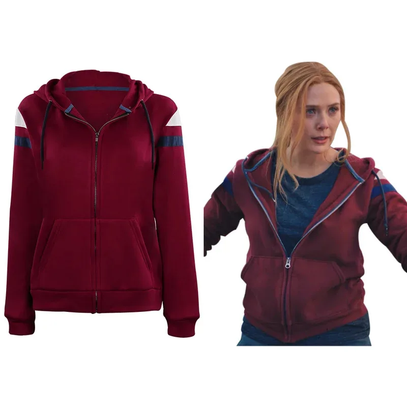 Wanda Vision-Scarlet Witch Hoodie Cosplay Costume Zip Up Jacket Coat Halloween Carnival Suit
Wanda Vision-Scarlet Witch Hoodie Cosplay Costume Zip Up Jacket Coat Halloween Carnival Suit