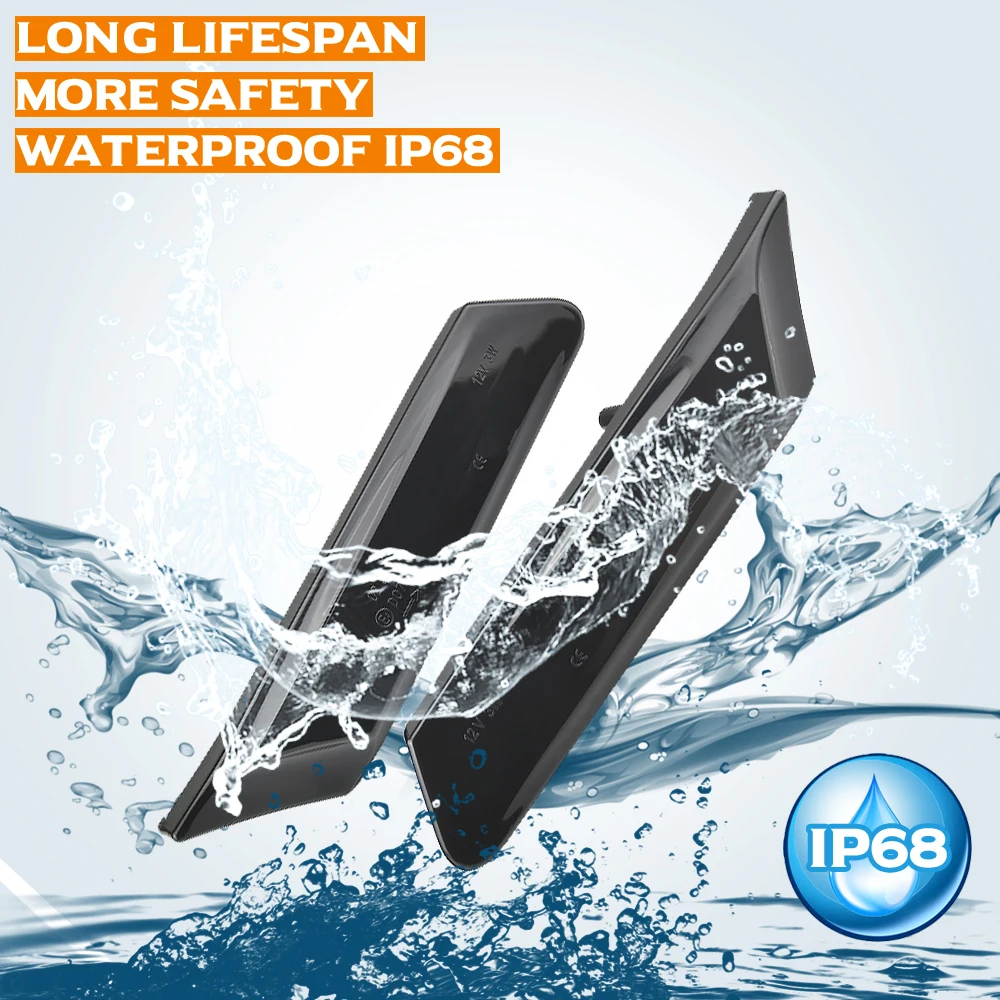 Dynamic LED Side Marker Turn Signal Car Blinker Indicator Light 2X For Porsche 987 Cayman Boxster 911 997 Carrera Turbo GT3 GT2
Dynamic LED Side Marker Turn Signal Car Blinker Indicator Light 2X For Porsche 987 Cayman Boxster 911 997 Carrera Turbo GT3 GT2