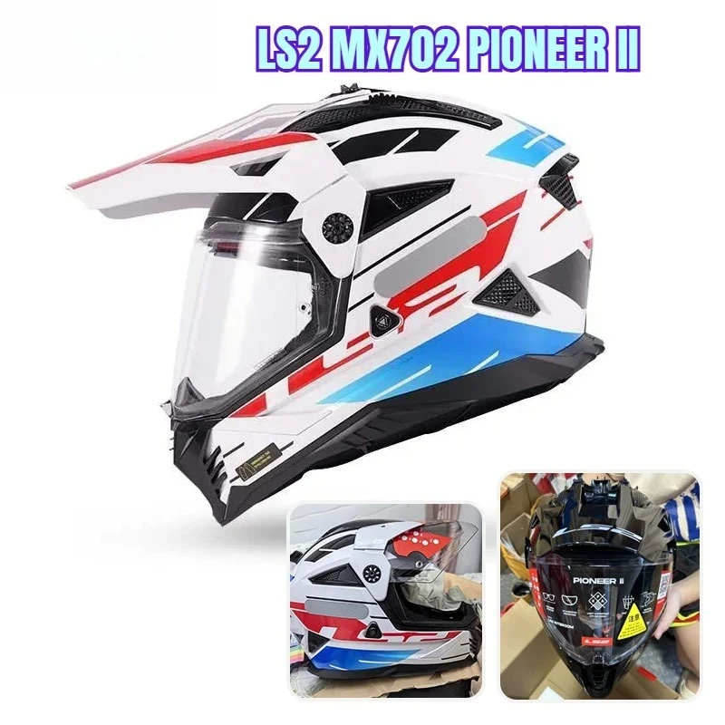 MX702 PIONEER II Adventure Helmets Motorcycle Helmet Visor Helmet ECE Off Road Casco Casque Moto
MX702 PIONEER II Adventure Helmets Motorcycle Helmet Visor Helmet ECE Off Road Casco Casque Moto