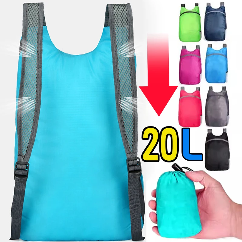 Outdoor Unisex Waterproof Foldable Backpack Bag Large Capacity Portable Camping Hiking Travel Daypack for Men Women Sport Bags
Outdoor Unisex Waterproof Foldable Backpack Bag Large Capacity Portable Camping Hiking Travel Daypack for Men Women Sport Bags