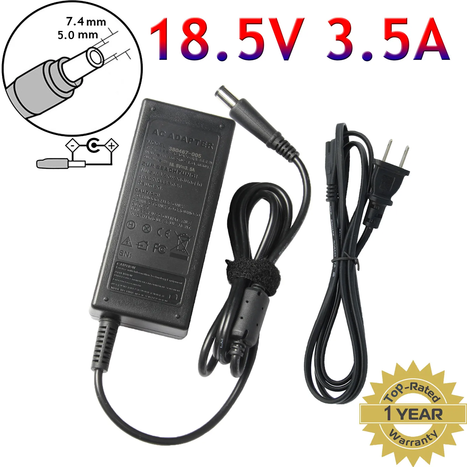 FOR HP PAVILION DV4 DV5 DV7 AC ADAPTER LAPTOP CHARGER battery Power Supply Cord
FOR HP PAVILION DV4 DV5 DV7 AC ADAPTER LAPTOP CHARGER battery Power Supply Cord