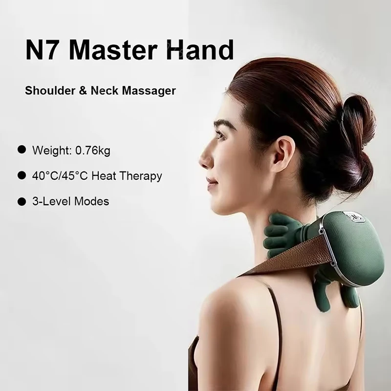 Bionic Finger Neck Shoulder Massager Wireless Neck Cervical Trapezius Kneading Massage Shawl Brushless Motor Neck masajeador
Bionic Finger Neck Shoulder Massager Wireless Neck Cervical Trapezius Kneading Massage Shawl Brushless Motor Neck masajeador