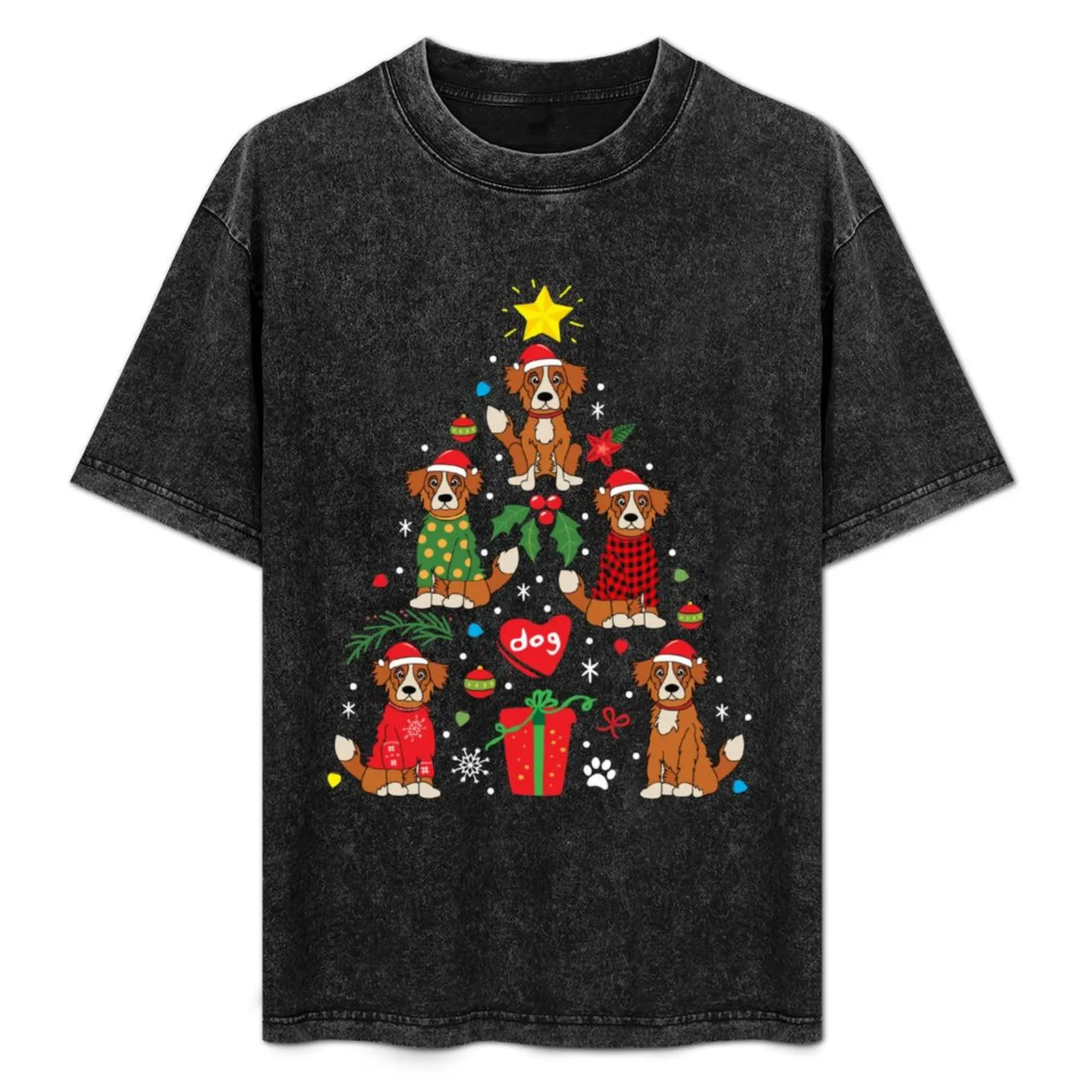 Nova Scotia Duck Tolling Retriever Christmas Ornament Tree T-Shirt Comfortable Daily Wear Tee
Nova Scotia Duck Tolling Retriever Christmas Ornament Tree T-Shirt Comfortable Daily Wear Tee