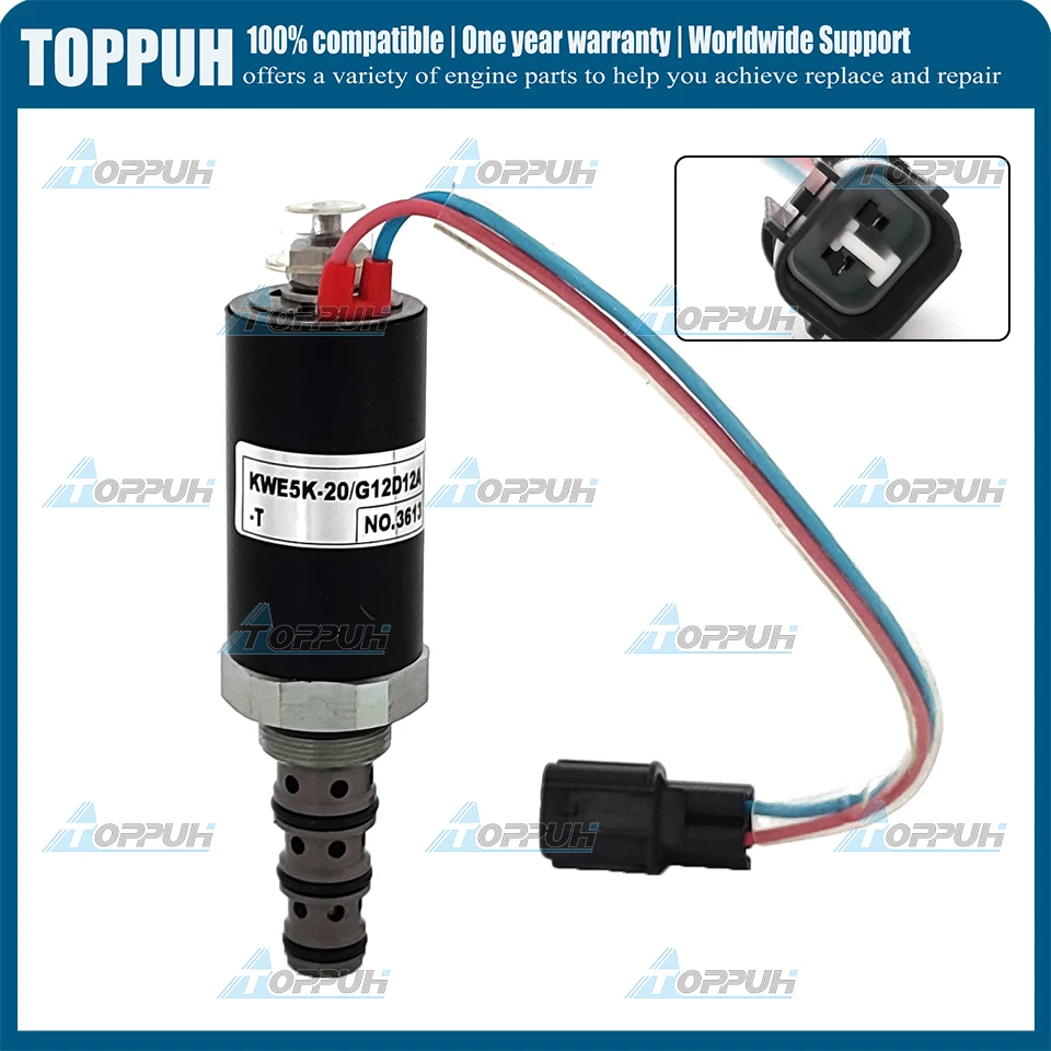 KWE5K-20-G12D12A-T New Shut Down Solenoid Valve For Excavator Part
KWE5K-20-G12D12A-T New Shut Down Solenoid Valve For Excavator Part