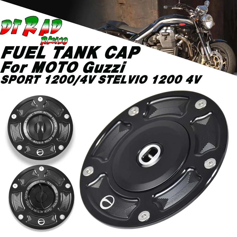 DTRAD Quick Action Fuel Filler Cover For Moto Guzzi SPORT 1200/4V STELVIO 1200 4V With Key Plug Fast Lock Gasoline Tank Cap
DTRAD Quick Action Fuel Filler Cover For Moto Guzzi SPORT 1200/4V STELVIO 1200 4V With Key Plug Fast Lock Gasoline Tank Cap