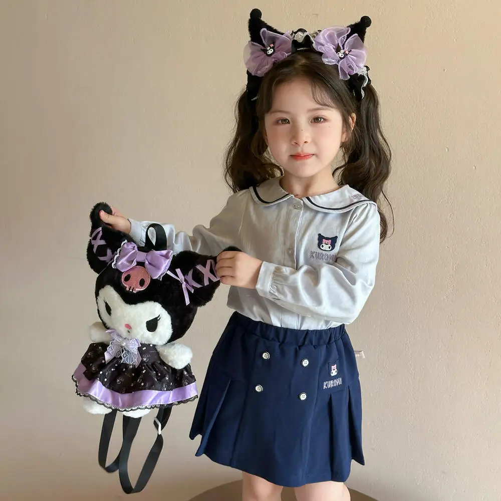 2Pcs Cartoon Sanrio Kuromi Jk Suit Outfit Children's Clothing Spring Autumn Kids' Dress Fashion Girls Pleated Skirt Kawaii Gift 
2Pcs Cartoon Sanrio Kuromi Jk Suit Outfit Children's Clothing Spring Autumn Kids' Dress Fashion Girls Pleated Skirt Kawaii Gift