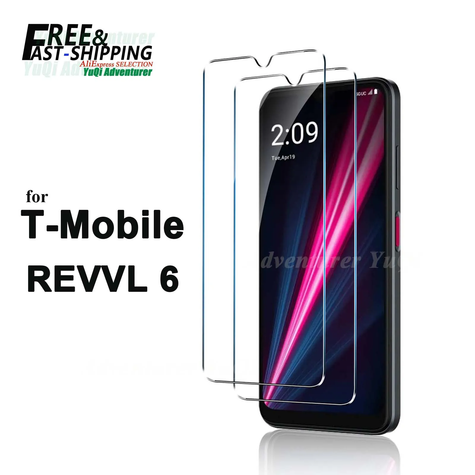 Screen Protector For T-Mobile REVVL 6 Tempered Glass HD Crystal High Aluminum 9H Case Friendly
Screen Protector For T-Mobile REVVL 6 Tempered Glass HD Crystal High Aluminum 9H Case Friendly