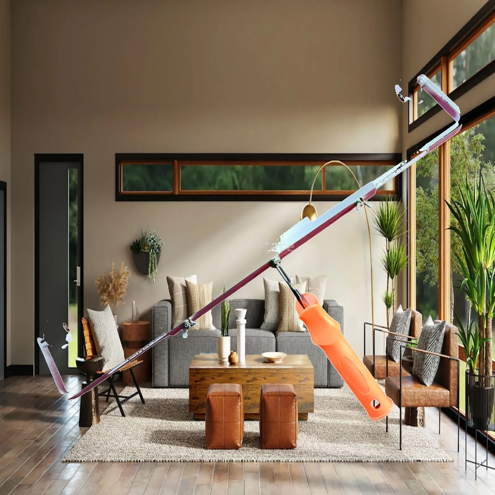Professional Heavy Duty Paint Roller Frame Telescopic Aluminum Holder for Garage Workshop Wall Ceiling Projects
Professional Heavy Duty Paint Roller Frame Telescopic Aluminum Holder for Garage Workshop Wall Ceiling Projects
