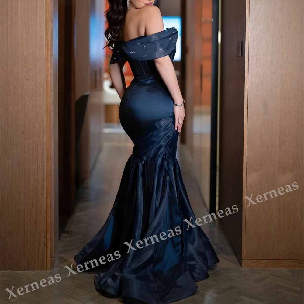 Customized Formal Evening Dress Temperament Off-the-shoulder Pleat Mermaid Long Dresses Elegant Party Wedding High Quality
Customized Formal Evening Dress Temperament Off-the-shoulder Pleat Mermaid Long Dresses Elegant Party Wedding High Quality