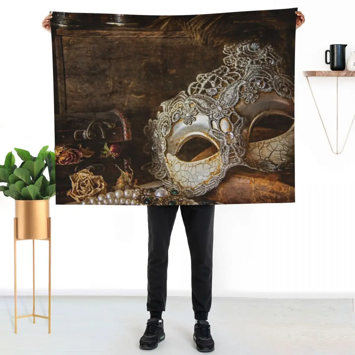 Masquerade Throw Blanket All Season Lightweight Soft Blanket for Bed
Masquerade Throw Blanket All Season Lightweight Soft Blanket for Bed