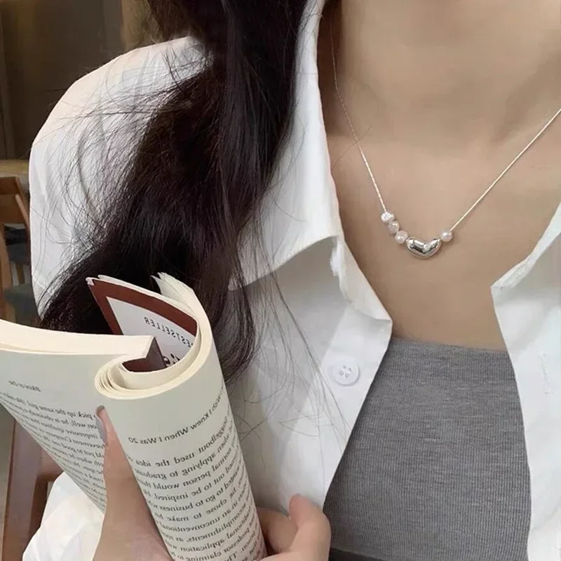 Love Heart Necklace Pearl Jewelry for Women Irregular Shape Design Minimalist Gift Versatile Layering Piece Elegant Jewelry
Love Heart Necklace Pearl Jewelry for Women Irregular Shape Design Minimalist Gift Versatile Layering Piece Elegant Jewelry