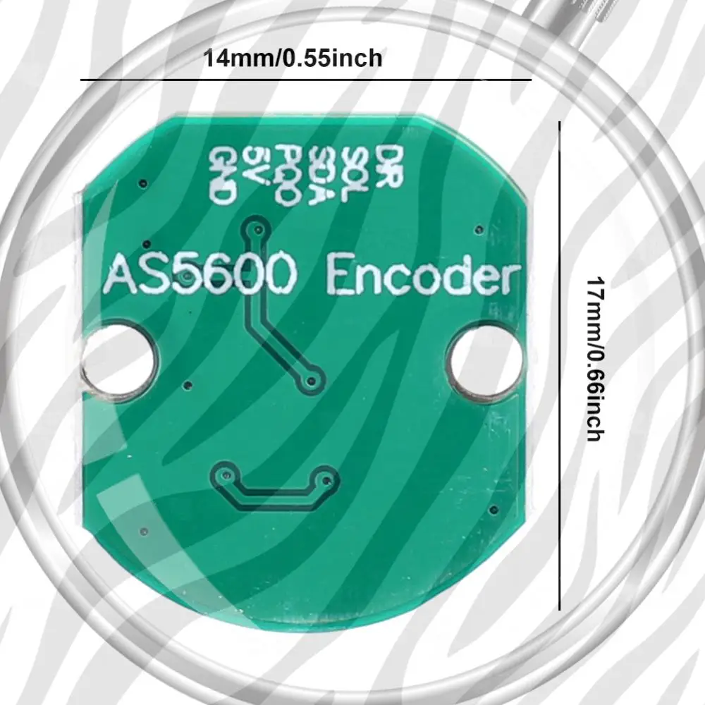 AS5600 Magnetic Induction Angle Measurement Sensor Module High Precision 12-Bit Magnetic Encoder for Brushless Gimbal Motor
AS5600 Magnetic Induction Angle Measurement Sensor Module High Precision 12-Bit Magnetic Encoder for Brushless Gimbal Motor