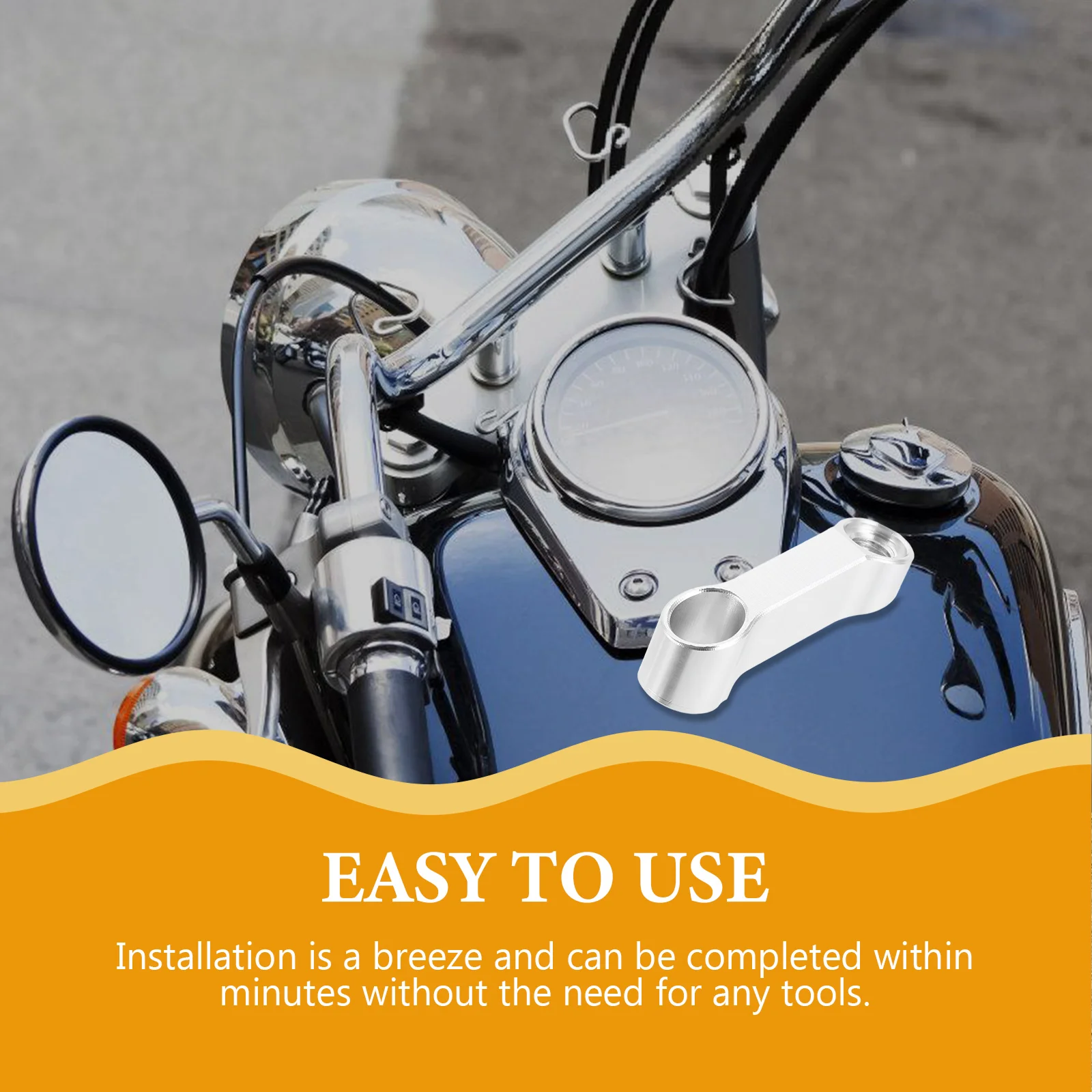 1 set 1 Set Motorcycle Rearview Mirror Mount Riser Durable Sturdy Bracket Universal Fit For Motorcycles Electric Bikes Enhanced
1 set 1 Set Motorcycle Rearview Mirror Mount Riser Durable Sturdy Bracket Universal Fit For Motorcycles Electric Bikes Enhanced