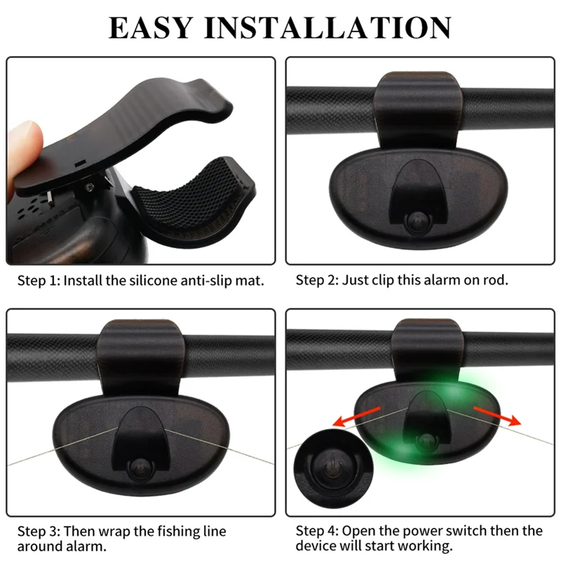 4PCS Fishing Bite Alarm Set Fishing Electronic Indicator Carp Bait Alarm Bell Daytime Indicator With Battery
4PCS Fishing Bite Alarm Set Fishing Electronic Indicator Carp Bait Alarm Bell Daytime Indicator With Battery