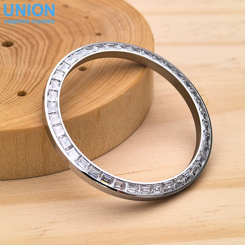 Custom Watch Bezel with Baguette Diamonds Setting For RLX 40DD 228238 Watch Refitting Replacement Watch Parts
Custom Watch Bezel with Baguette Diamonds Setting For RLX 40DD 228238 Watch Refitting Replacement Watch Parts