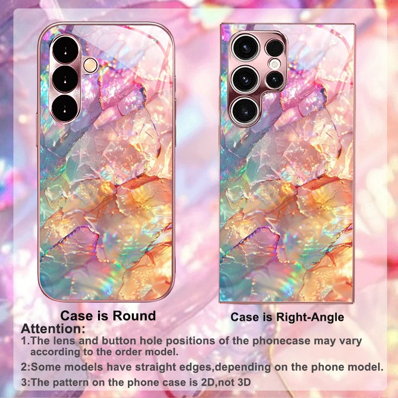 Luxury Iridescent Marble Glass phone case mobile phones fashion phone cases for Samsung Galaxy S26 S25 S24 S23 S22 FE,Ultra,Plus
Luxury Iridescent Marble Glass phone case mobile phones fashion phone cases for Samsung Galaxy S26 S25 S24 S23 S22 FE,Ultra,Plus