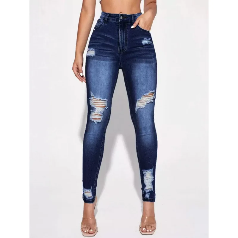 Джинсы Slim Fit R 44057: Женские модные прямые брюки из денима с эластичными вставками, весна 2026
Джинсы Slim Fit R 44057: Женские модные прямые брюки из денима с эластичными вставками, весна 2026