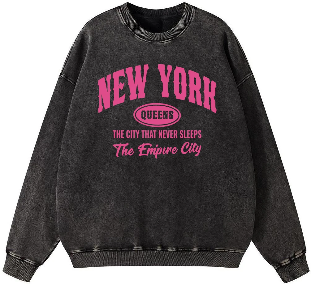 New Yori Nyc 1985 City Graphic Women Vintage Washed Cotton Sweatshirt Harajuku Fur-Liner Pullover Fashion Hoodies Tops
New Yori Nyc 1985 City Graphic Women Vintage Washed Cotton Sweatshirt Harajuku Fur-Liner Pullover Fashion Hoodies Tops