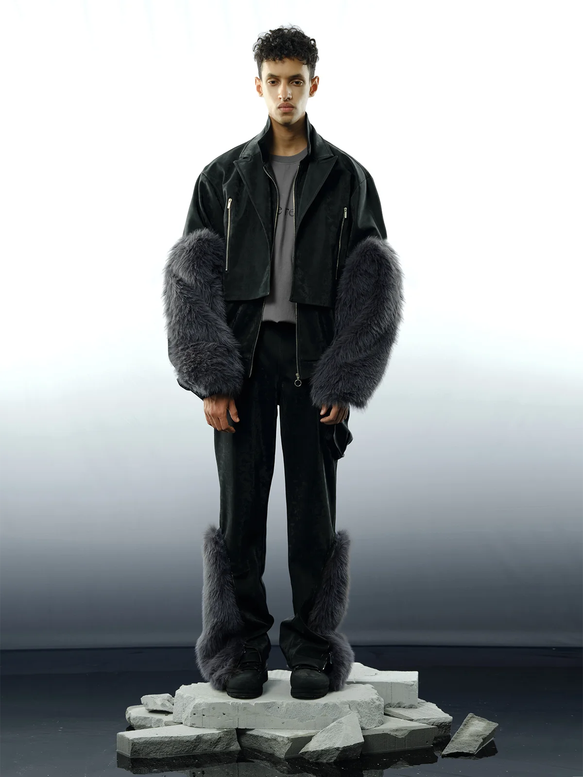 Double Collar Silhouette Casual Detachable Design Fur Patchwork men's And women's Fall And Winter Jackets
Double Collar Silhouette Casual Detachable Design Fur Patchwork men's And women's Fall And Winter Jackets