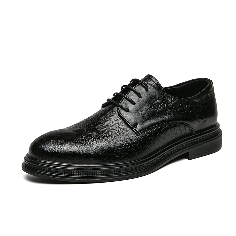 Men's Casual Leather Shoes Fashionable British Style Business Formal Shoes Trendy Lace-Up Wedding Shoes Large Size Leisure
Men's Casual Leather Shoes Fashionable British Style Business Formal Shoes Trendy Lace-Up Wedding Shoes Large Size Leisure