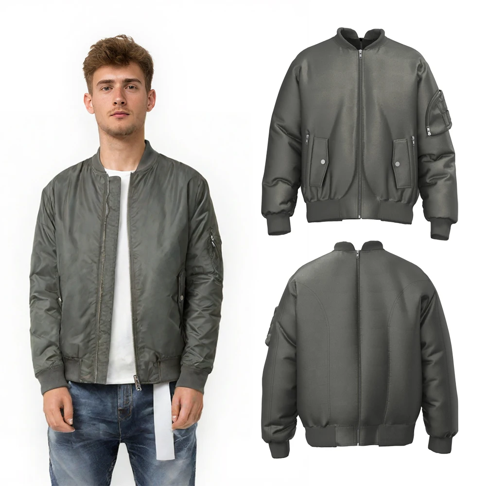 Men's Clothing Military Tactical Army MA-1 Flight Bomber Jacket Twin Zipper Street Wear Clothes Wind Breaker Men's Winter Jacket
Men's Clothing Military Tactical Army MA-1 Flight Bomber Jacket Twin Zipper Street Wear Clothes Wind Breaker Men's Winter Jacket