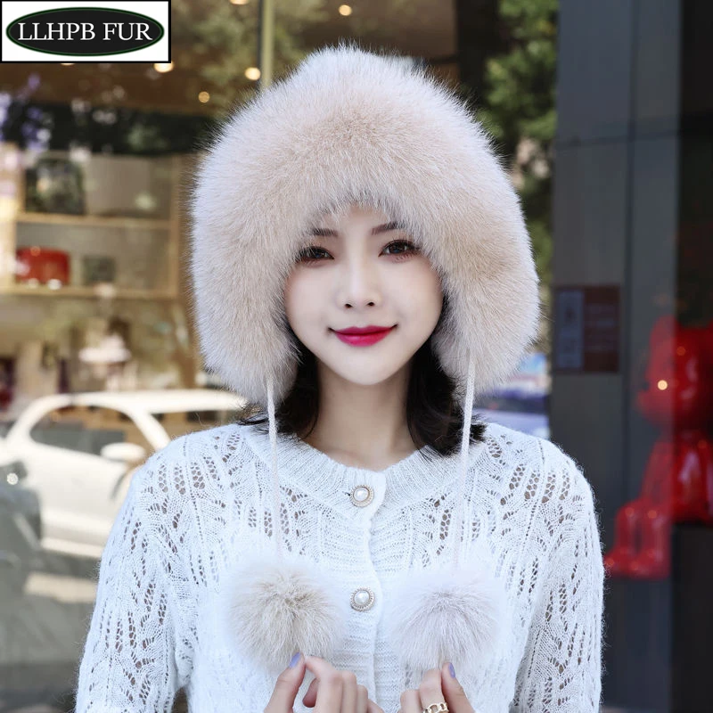 New Women Knit real fox fur hat Winter keep warm 100% natural fox fur caps Lady thick style luxury genuine fox fur hats skullies
New Women Knit real fox fur hat Winter keep warm 100% natural fox fur caps Lady thick style luxury genuine fox fur hats skullies