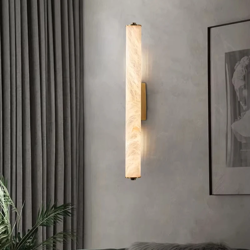 Long Strip Minimalist All Copper Marble Wall Lamp Modern Light Luxury Living Room Grand TV Background Wall Hallway Bedroom Lamp
Long Strip Minimalist All Copper Marble Wall Lamp Modern Light Luxury Living Room Grand TV Background Wall Hallway Bedroom Lamp