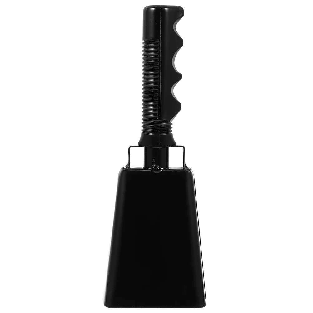 Cowbell with Handle Cheering Bells Musical Instrument Toy Sporting Events Noise Maker Metal Black Smooth Edge Practical Cowbell
Cowbell with Handle Cheering Bells Musical Instrument Toy Sporting Events Noise Maker Metal Black Smooth Edge Practical Cowbell