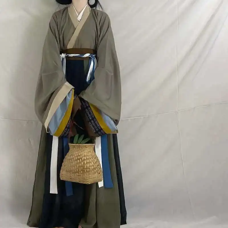 Chinese Traditional Hanfu Men's And Women's Loose Fitting Dress Women's Full Set Autumn And Winter Styles
Chinese Traditional Hanfu Men's And Women's Loose Fitting Dress Women's Full Set Autumn And Winter Styles