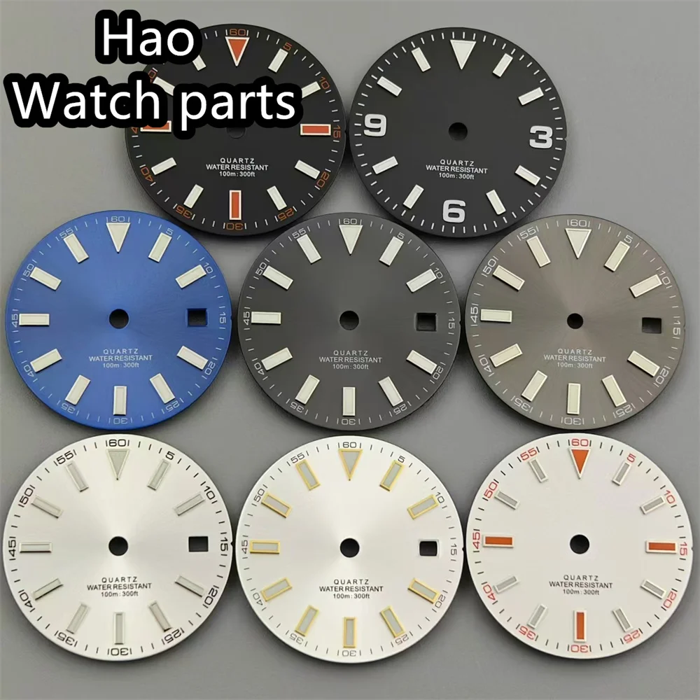 BLIGER 29mm Quartz Watch Dial Black White Gray Blue Dial Green Luminous Fit RONDA 515 Quartz Movement Watch Accessories
BLIGER 29mm Quartz Watch Dial Black White Gray Blue Dial Green Luminous Fit RONDA 515 Quartz Movement Watch Accessories