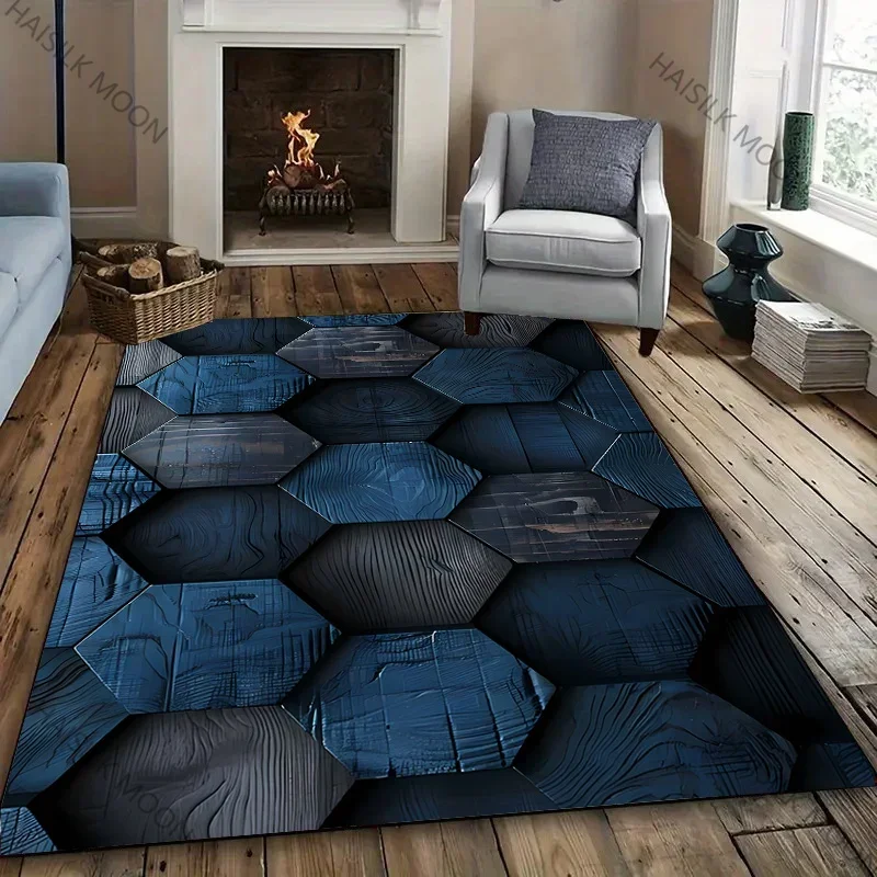Темно-синий шестиугольный коврик под дерево для детской комнаты, игровая комната, спальня, нескользящий напольный коврик, современный домашний декор
Темно-синий шестиугольный коврик под дерево для детской комнаты, игровая комната, спальня, нескользящий напольный коврик, современный домашний декор