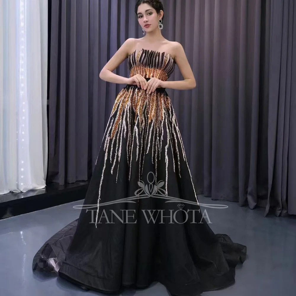 Черное вечернее платье без бретелек, вечернее платье со шнуровкой сзади и блестками, индивидуальный размер для женщин
Черное вечернее платье без бретелек, вечернее платье со шнуровкой сзади и блестками, индивидуальный размер для женщин