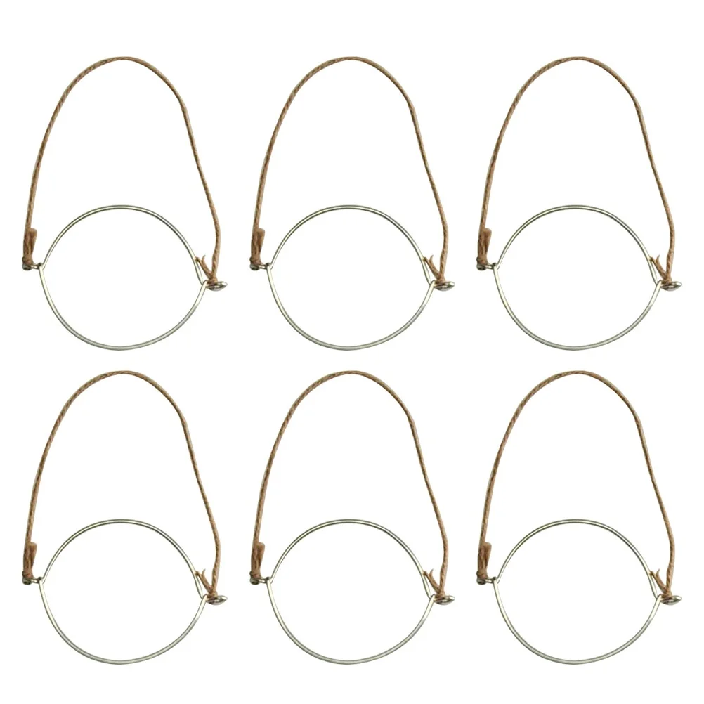 6Pcs Mason Jar Rope Handles Rustproof Tinplate Twine Hangers for Regular Mouth Jars No Assembly Tools Needed Kitchen Pantry
6Pcs Mason Jar Rope Handles Rustproof Tinplate Twine Hangers for Regular Mouth Jars No Assembly Tools Needed Kitchen Pantry