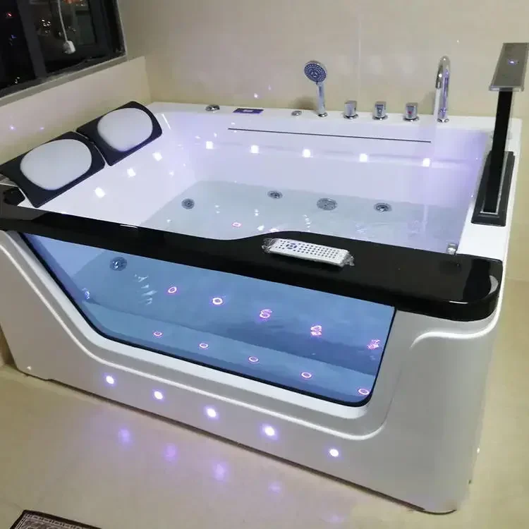 High Quality 2 Person Acrylic Massage Bathtub Hotel Luxury Bath Freestanding Hydromassage
High Quality 2 Person Acrylic Massage Bathtub Hotel Luxury Bath Freestanding Hydromassage