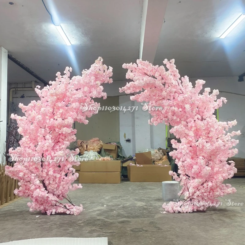 10FT 8.2FT Pink White Artificial Flower Stand Cherry Blossom Tree Arch Indoor Flowers For Party Wedding Decoration
10FT 8.2FT Pink White Artificial Flower Stand Cherry Blossom Tree Arch Indoor Flowers For Party Wedding Decoration