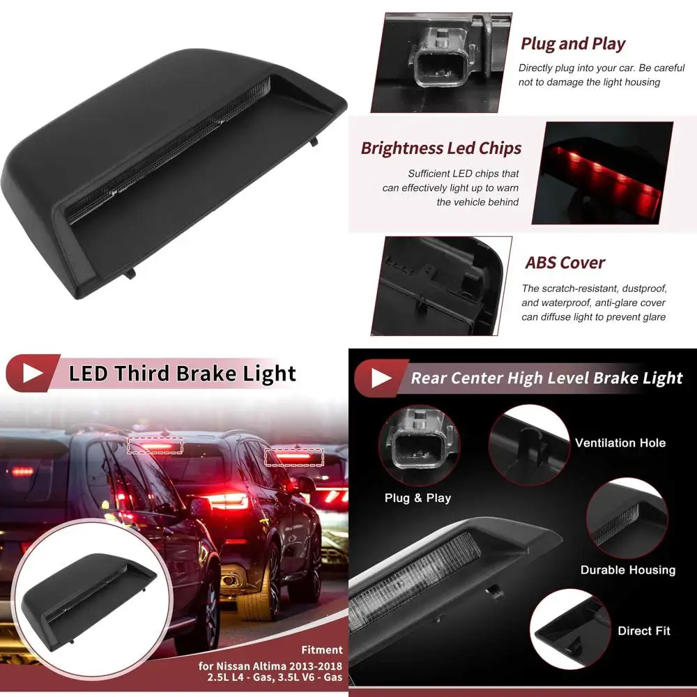 Nissan Altima 2013-2018 Черный 3-й стоп-сигнал с высоким креплением — 265903TS1A/265909HM1A
Nissan Altima 2013-2018 Черный 3-й стоп-сигнал с высоким креплением — 265903TS1A/265909HM1A